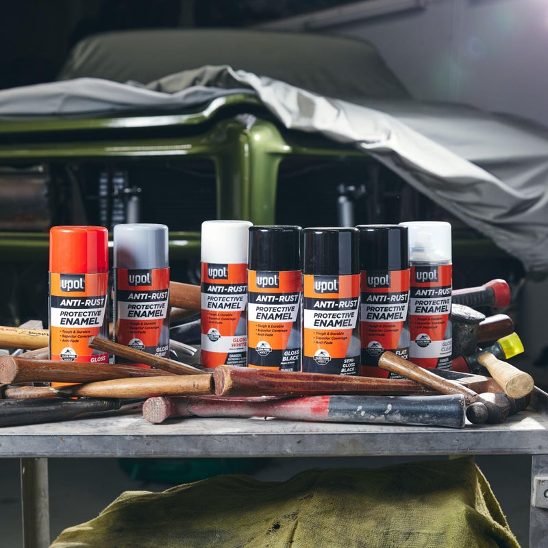 U-POL Anti Rust Protective Enamel Spray, Long-Lasting & Durable Vehicle Spray Paint With Anti-Fade Technology, Gloss White Spray - Image 4